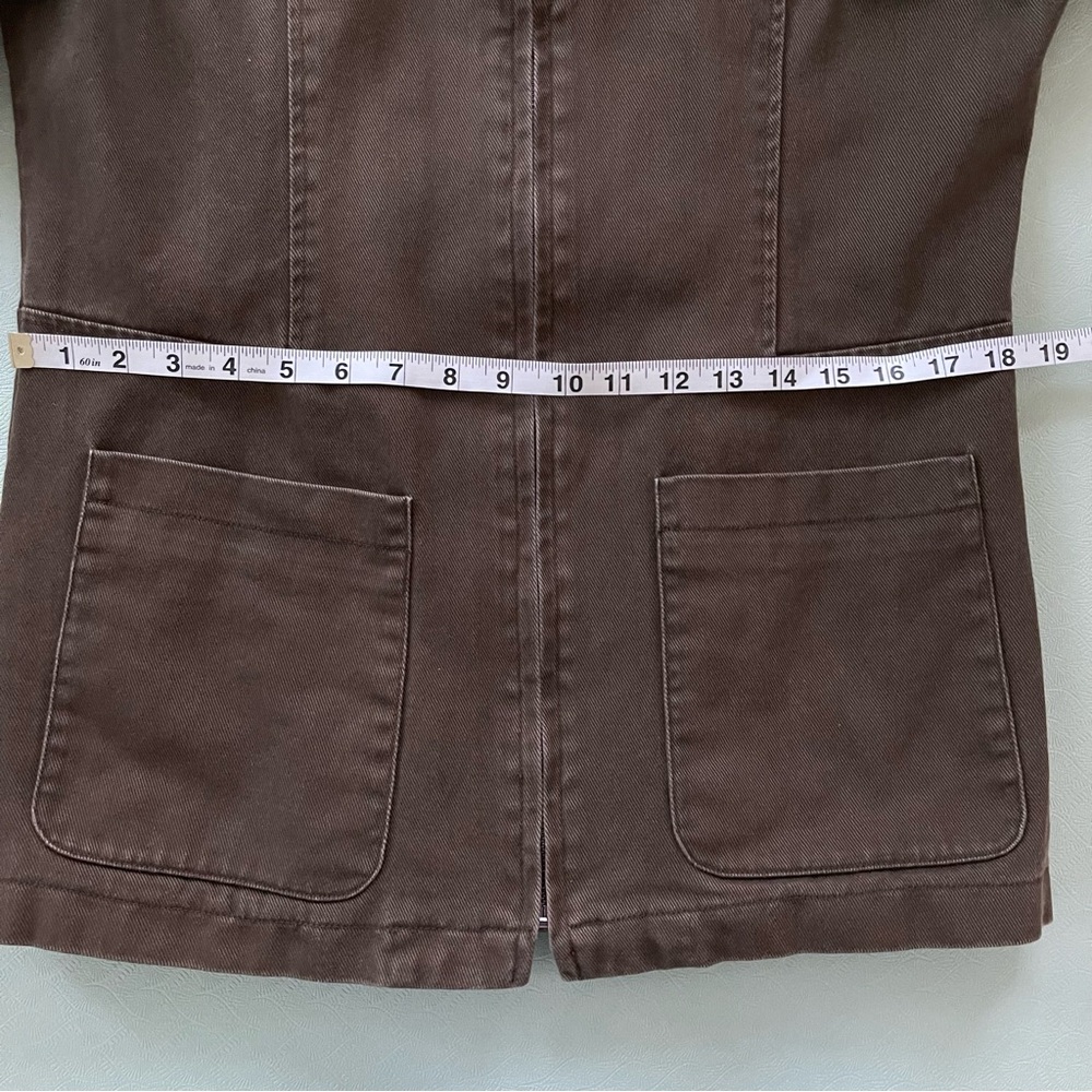 Telluride Women’s Barn Jacket with Leopard Print Collar - Picture 10 of 11
